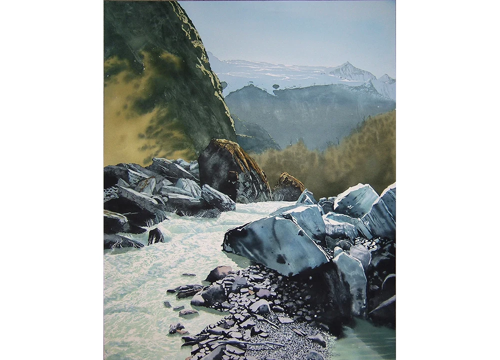 Rob Roy Glacier painting