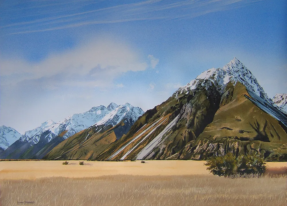 near Mt. Cook painting